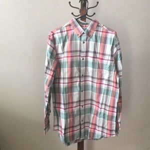Classic plaid button down, size LARGE TALL, NWT